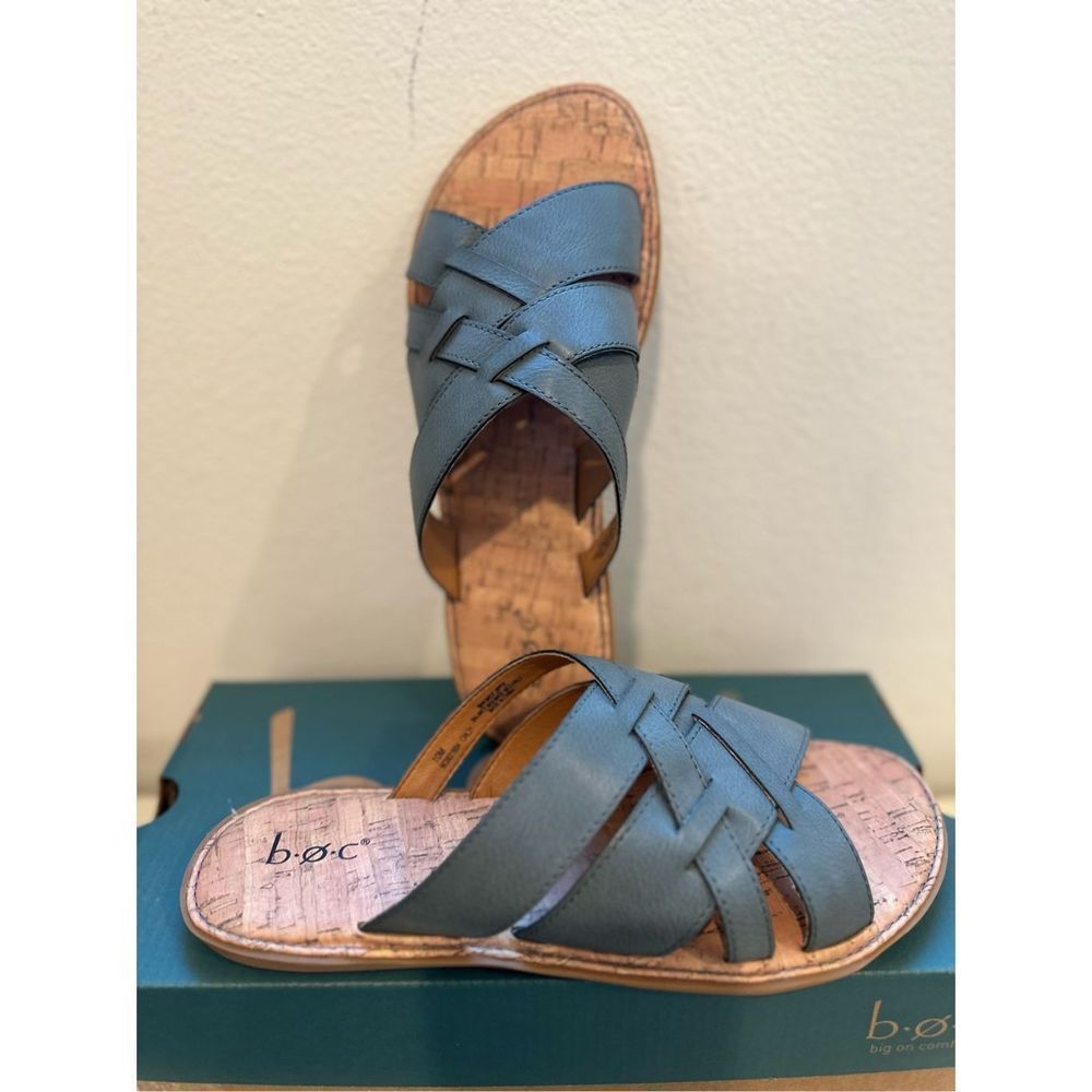 b.o.c Mona Slip on Sandals Blue Size 10M
